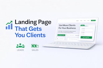 design a high converting landing page for coaches that gets clients