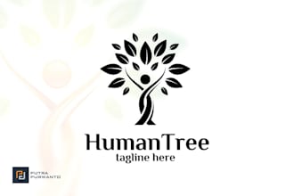 create a unique tree of life logo