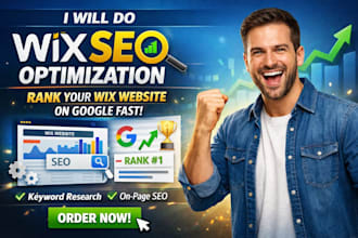 do wix SEO optimization and rank your wix website on google fast
