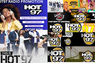 play and promote your song on hot 97 radio station