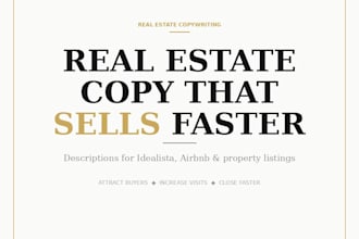 write real estate property descriptions that sell or rent faster