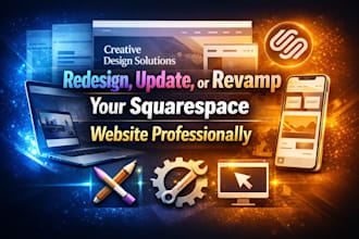 redesign, update, or revamp your squarespace website professionally