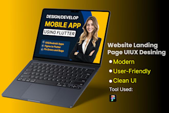 do website ui ux design, figma website design and website ui ux