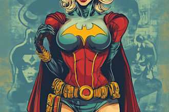 do a superhero comic