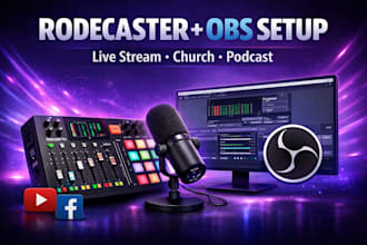 setup rodecaster pro ii with obs studio for professional live streaming