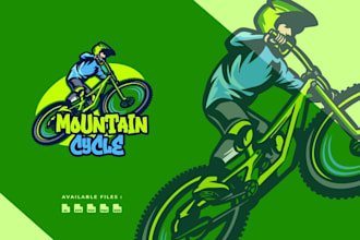 do modern wonderful motorcycle, bike logo