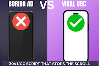 write a viral 30s ugc tiktok ad script that stops the scroll