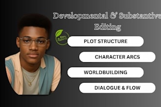 provide substantive developmental or line editing