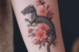 create awesome custom tattoo design