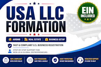 create your real estate llc in the USA for airbnb or property investment