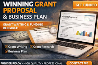 write a winning grant proposal, grant research for non profits small businesses