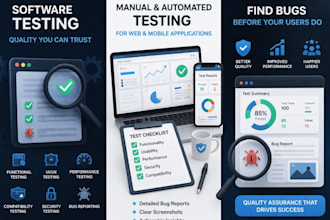 test your website or app and report bugs