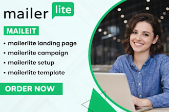 do mailerlite setup, mailerlite landing page,mailerlite campaign and automation
