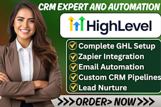 build gohighlevel sub account jobber crm automation jobtread zapier integration