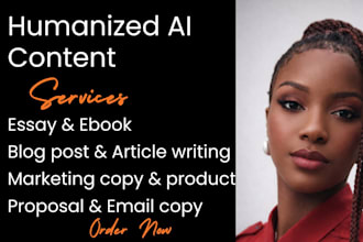 edit ai generated content, humanized, chatgpt ebook, rewrite seo article