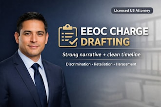 draft your eeoc charge or employment discrimination legal complaint