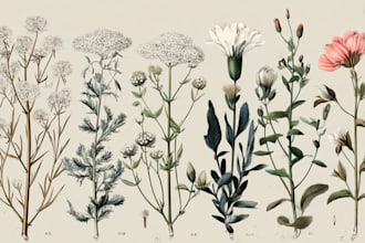 draw realistic, scientific grade botanical illustrations