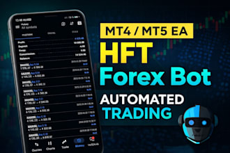 deliver profitable forex trading bot,deriv bot,gold bot,hft,index