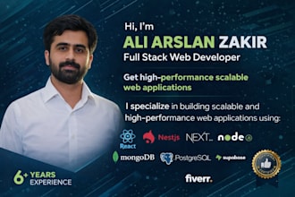 build your website development react node js and supabase