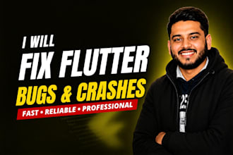 fix flutter bugs, app crashes, firebase and API issues