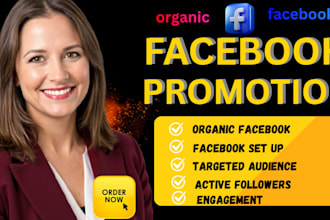 do organic facebook marketing page setup to increase traffic