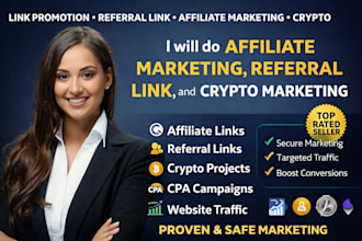 do link promotion referral link affiliate marketing affiliate referral crypto