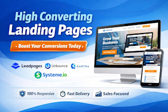 setup ghost leadpages unbounce instapage kartra system io landing page design