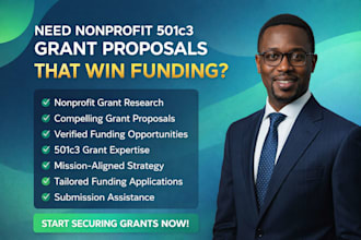 do grant writing, grant proposals, grant research, 501c3 grant application