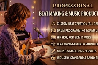 be your hiphop producer for custom beat and rap beat making