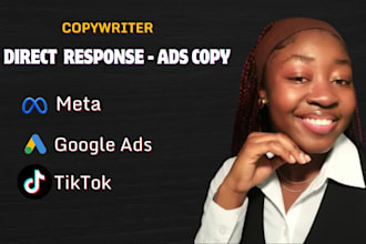 write direct response ad copy for meta instagram and tiktok