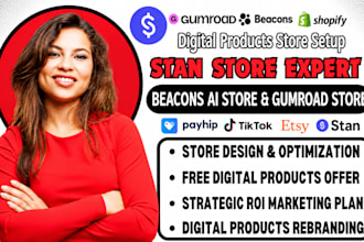 stan sore, stan store marketing, stan store setup, beacons ai, gumroad, payhip