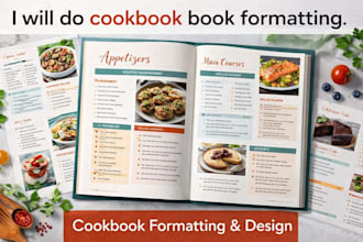 do cook book formatting
