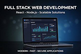 create professional full stack web app for business