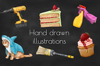 draw custom clip art for you
