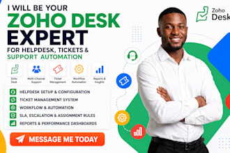 be your zoho desk expert for helpdesk, tickets, and support automation