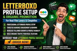 create, promote, edit and manage your letterboxd profile to showcase your films