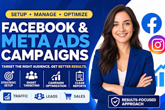 setup and manage facebook ads campaign for ecommerce and local business