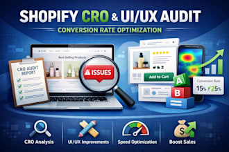 do shopify cro uiux audit cro shopify audit conversion rate optimization cro