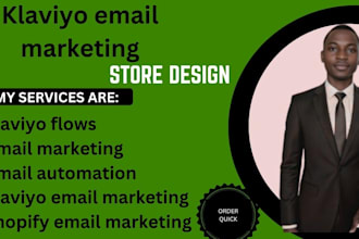 design klaviyo email marketing flows for shopify to market