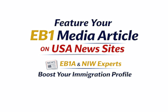 feature your eb1 media article on USA media outlets for eb1a niw