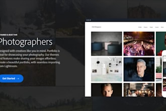 design squarespace photography portfolio website photographer photo gallery site
