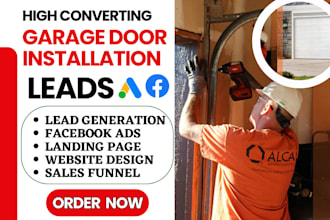 generate garage door leads garage door repair door installation sales funnel