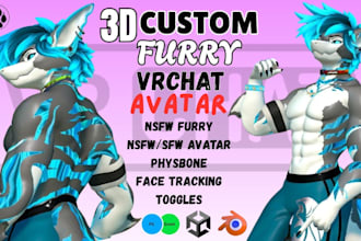 make vrchat furry avatar vrc avatar furry nsfw avatar vrc character 3d avatar