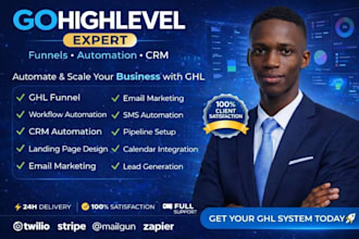 do gohighlevel website design, ghl go high level expert CRM workflow automation