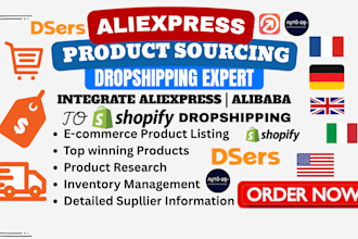 build aliexpresss alibaba alidropship woocommerce walmart ebay dsers shopify