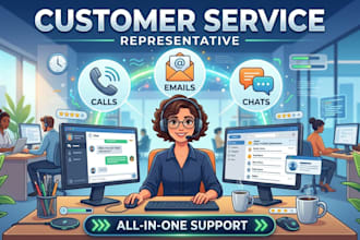 provide call, email and chat support