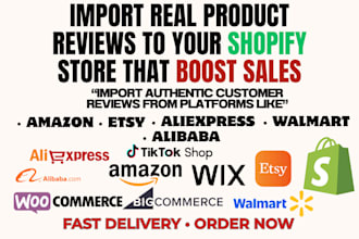 import bulk product reviews to your shopify store to boost sales