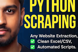 do python web scraping and data extraction