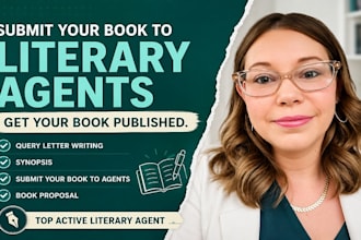 find literary agents, write a compelling query letter, and submit your book