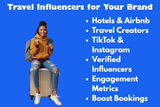 find and recruit travel influencers for hotels, airbnb, and travel brands